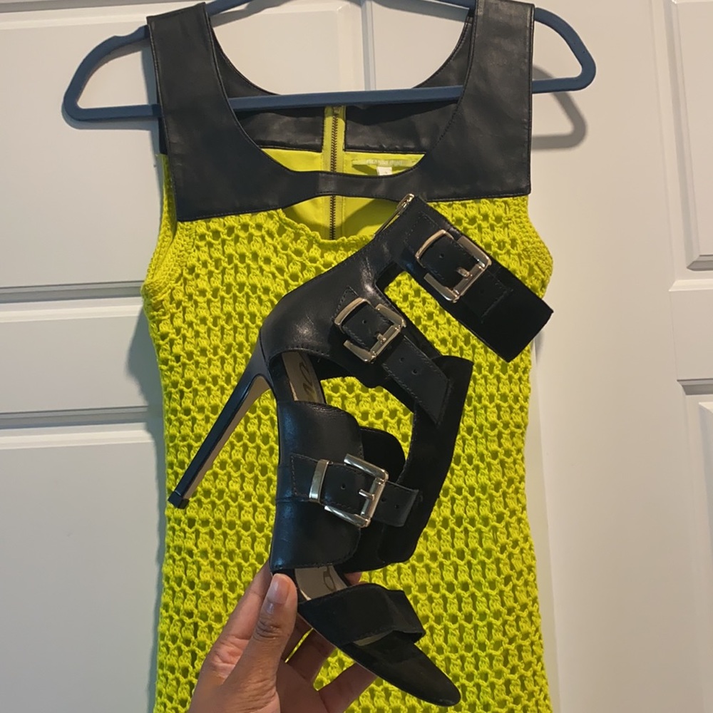 ❤️‍🔥 Sam Edelman: Stylish Buckle Sandal Mild Gladiator Heels. 🪖 - Picture 2 of 8